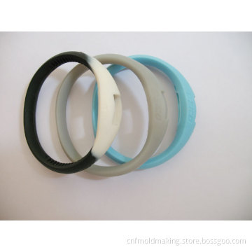 Rubber Moulding High Quality Wristband Silicone Bracelet